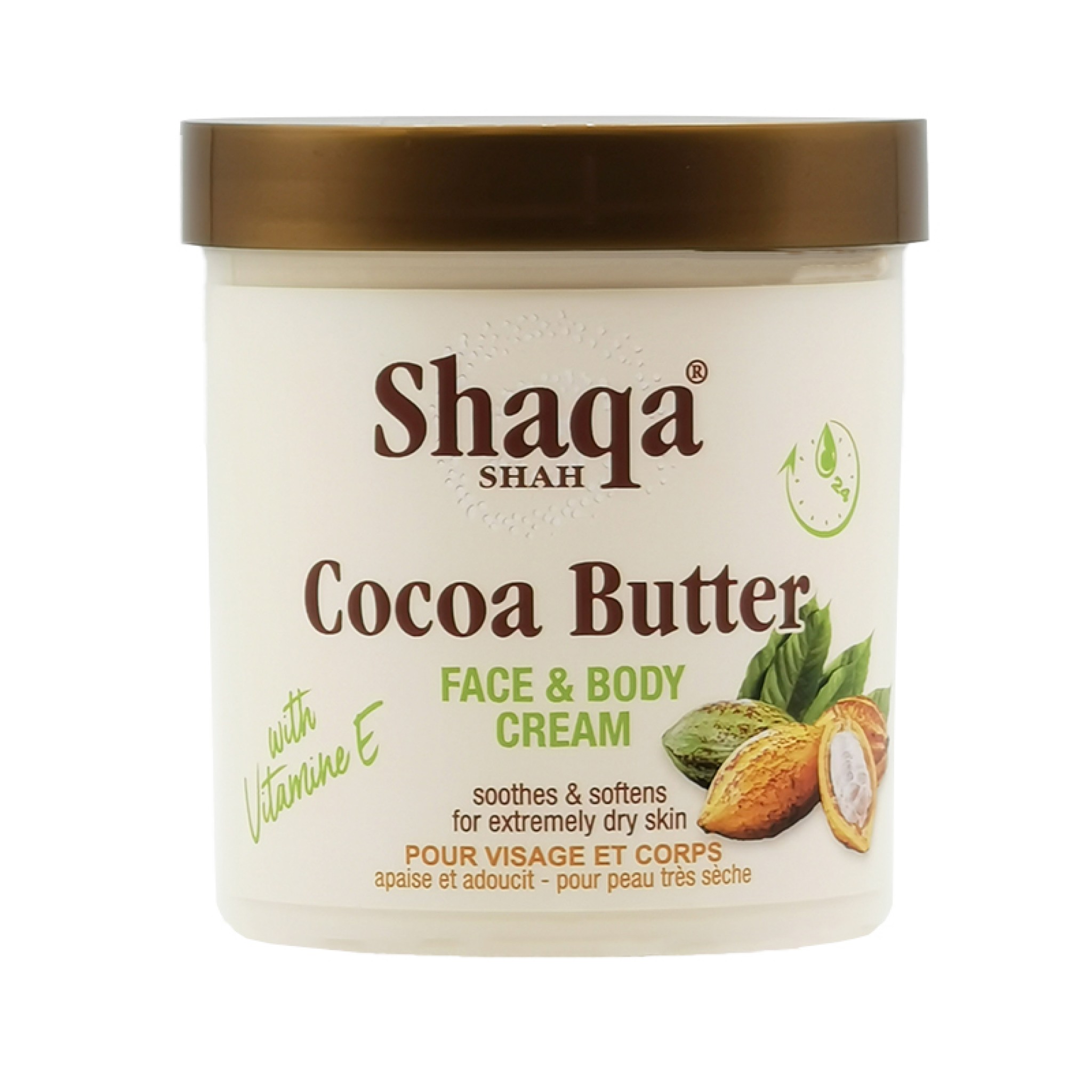 Shaqa Shah Cocoa Butter Face & Body Cream 450ml Yari Hair & Cosmetics